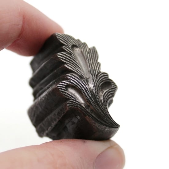 Picture of Impression Die Gothic Stipple Leaf