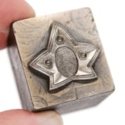 Picture of Impression Die Studded Star Leaf Large
