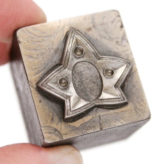 Picture of Impression Die Studded Star Leaf Large