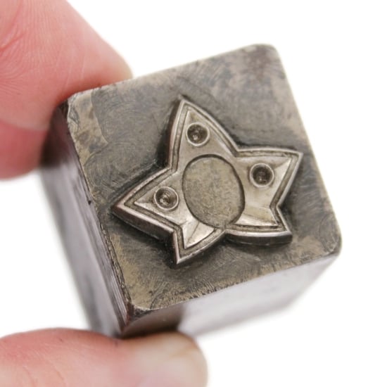 Picture of Impression Die Studded Star Leaf Medium
