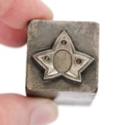 Picture of Impression Die Studded Star Leaf Medium
