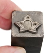 Picture of Impression Die Studded Star Leaf Medium