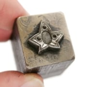Picture of Impression Die Studded Star Leaf Small