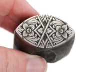 Picture of Impression Die Engraved Orchid Eye