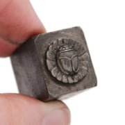Picture of Impression Die Scarab on Flower