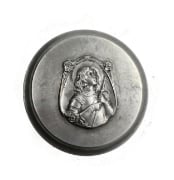 Picture of Impression Die Portrait of Saint Joan with Crocuses