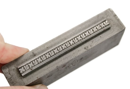 Picture of Impression Die Jagged Tiles Patterned Band