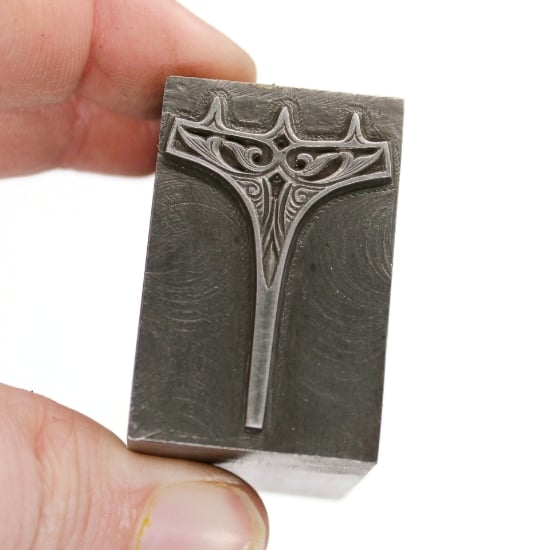Picture of Impression Die Nouveau Leaves Evening Ring Half