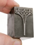 Picture of Impression Die Nouveau Leaves Evening Ring Half