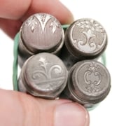 Picture of Impression Die Guilloche Buttons Quartet