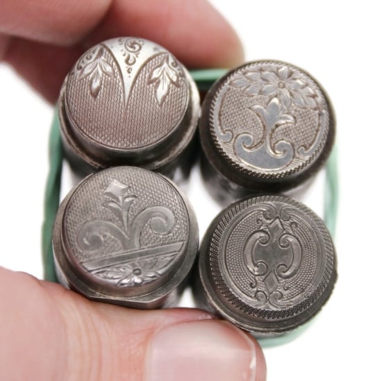 Picture of Impression Die Guilloche Buttons Quartet