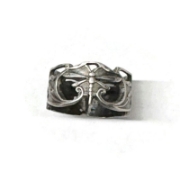Picture of Sterling Silver Stamping Nouveau Dragonfly Ring Band
