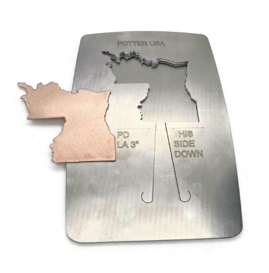 Picture of Pancake Die LA3in Louisiana Ornament