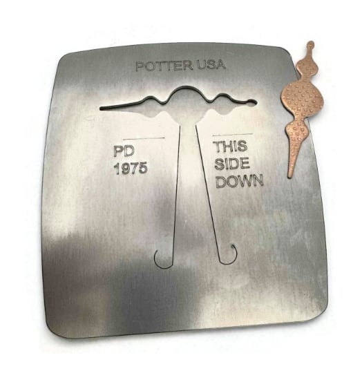 Picture of Pancake Die 1975 Ornate Drop Ornament F