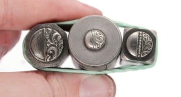 Show details for Impression Die Half-and-Half Buttons Picture of Impression Die Half-and-Half Buttons