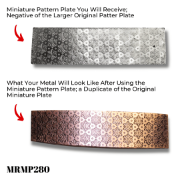 Picture of Mini Pattern Plate MRMP280 Snowflake Mosaic