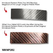 Picture of Mini Pattern Plate MRMP282 Candy Cane Stripes
