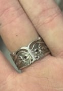 Picture of Impression Die Nouveau Dragonfly Ring Band