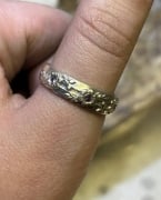 Picture of Impression Die Three Resilient Flowers Ring