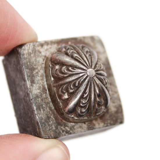Picture of Impression Die Large Boho Bead