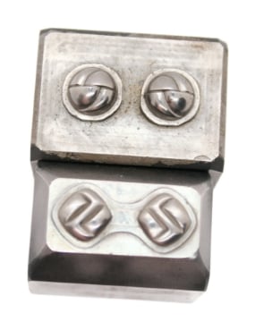 Show details for Impression Die Fault Line Beads Shot Plate Picture of Impression Die Fault Line Beads Shot Plate