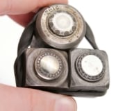 Picture of Impression Die Outlined Cufflinks Shot Plate