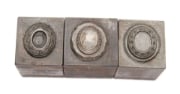 Picture of Impression Die Outlined Oval Bezels Trio