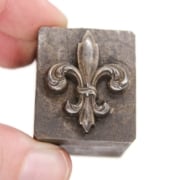 Picture of Impression Die Squid Waves Fleur de Lis