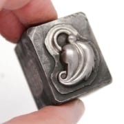 Picture of Impression Die Flowing Leaf Pair with Loops