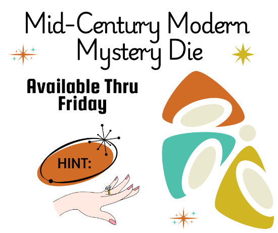 Picture of Impression Die Mid Century Modern Mystery Die
