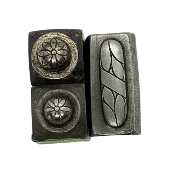 Picture of Impression Die Floral Beads and Link Plate