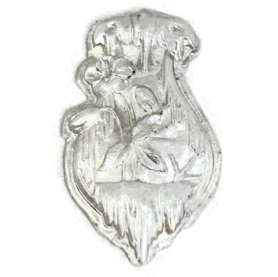 Picture of Fine Silver Stamping Winter Flower Vignette