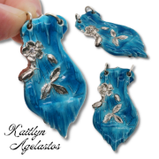 Picture of Fine Silver Stamping Winter Flower Vignette