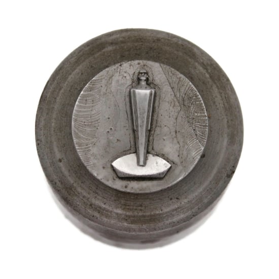 Picture of Impression Die Geometric Oscar Pin