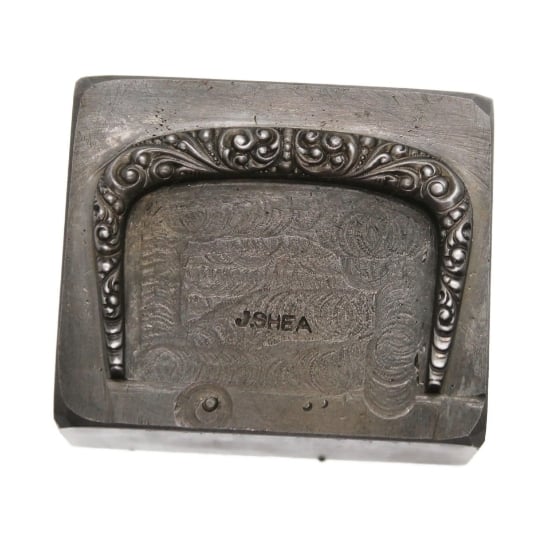 Picture of **broken** Impression Die Victorian Flourish Buckle
