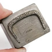 Picture of **broken** Impression Die Victorian Flourish Buckle