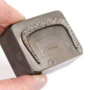 Picture of **broken** Impression Die Victorian Flourish Buckle