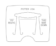 Picture of *REDESIGNED* Pancake Die B024C Wide Center Wave Barrette-Medium