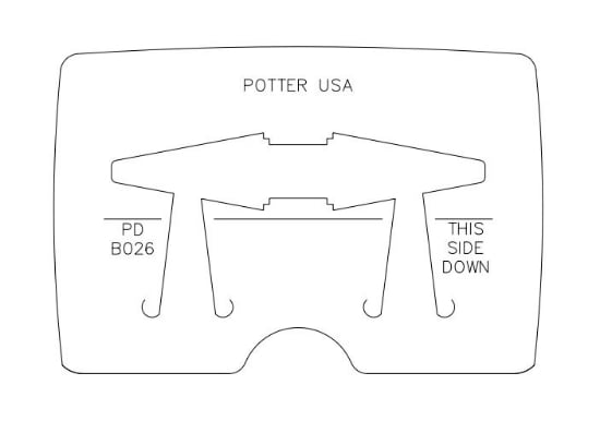 Picture of *REDESIGNED* Bracelet Die B026 Southwest Cuff 6 1/2"