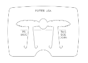 Picture of *REDESIGNED* Pancake Die Bracelet B030 Feather Bracelet Oval center