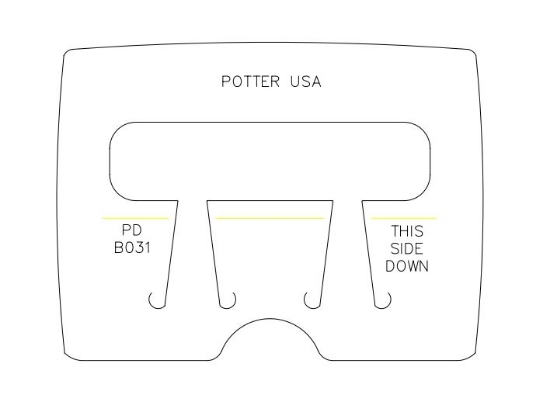 Picture of *REDESIGNED* Pancake Die Bracelet B031 Basic Cuff Bracelet