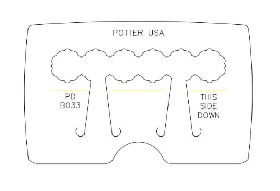 Picture of *REDESIGNED* Pancake Die B033 Scalloped Quatrefoil Bracelet