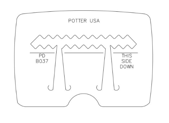 Picture of *REDESIGNED* Bracelet Die B037 Zig Zag 6-1/2"