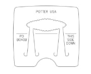 Picture of *REDESIGNED* Pancake Die B040B Scalloped Diamond Barrette-Medium