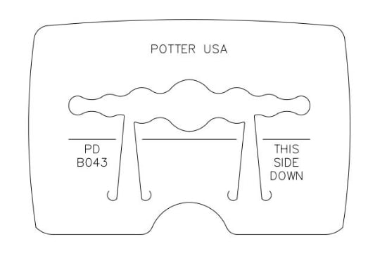 Picture of *REDESIGNED* Pancake Die Bracelet B043 Bubbly Circles Bracelet