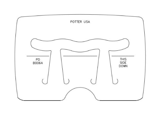 Picture of *REDESIGNED* Bracelet Die B006A Wave 6"