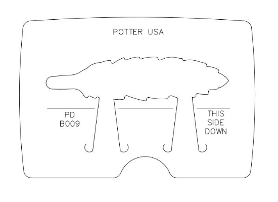 Picture of *REDESIGNED* Pancake Die Bracelet B009 Feather