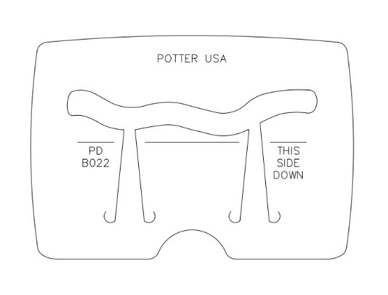 Picture of *REDESIGNED* Pancake Die Bracelet B022 Medium Curve 6 3/4"