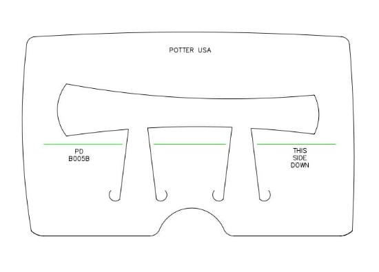 Picture of *REDESIGNED* Bracelet Die B005B Asymmetrical Taper 7 1/2"