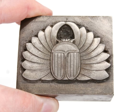 Picture of Impression Die Lotus Scarab Comb